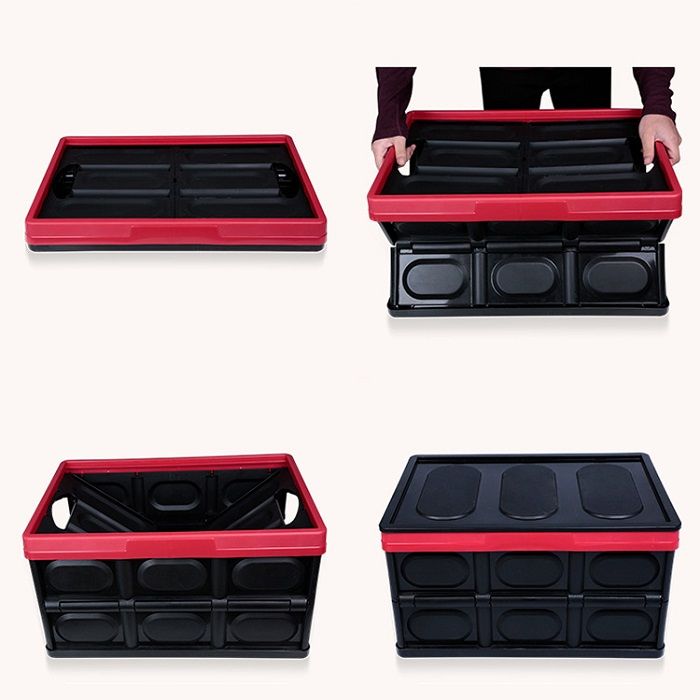Thùng Đựng Đồ Để Cốp Xe Ô Tô Có Thể Gấp Gọn - Dung Tích 56 Lít