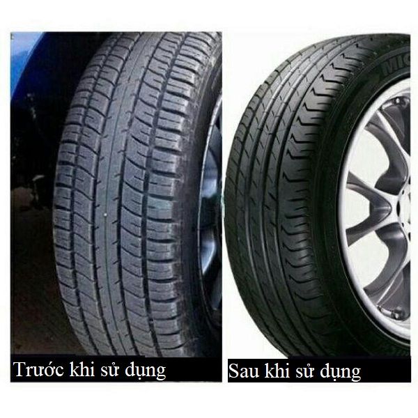 Bình Xịt Dưỡng Bóng Vỏ Lốp Ô Tô, Phục Hồi Nhựa Đen Lốp Xe Hơi FLAMINGO F010 500Ml