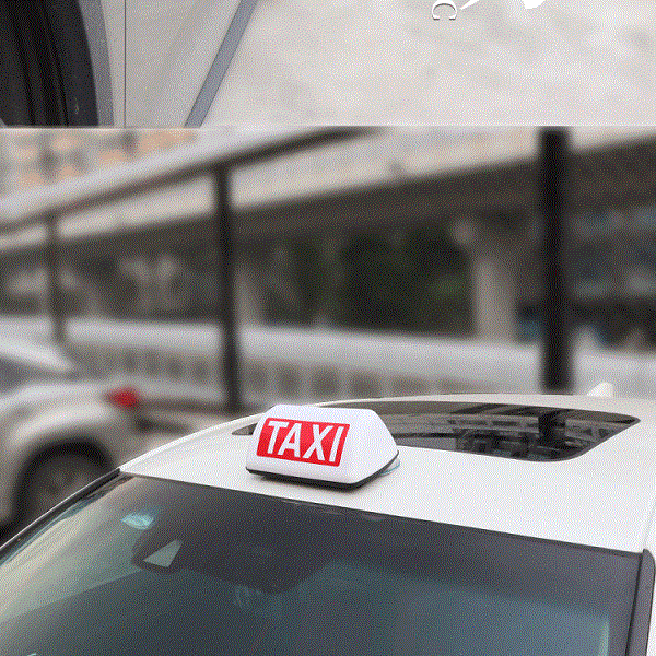 Mào TAXI Đế Hút Nam Châm, Có Đèn