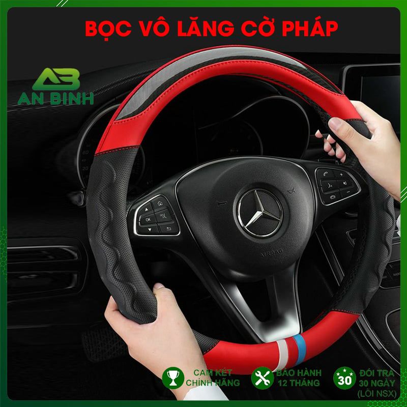 BỌC VÔ LĂNG CỜ PHÁP CAO CẤP PHÙ HỢP VỚI CÁC DÒNG XE 4-7 CHỖ, ÔM KHÍT, CHỐNG TRƠN TRƯỢT