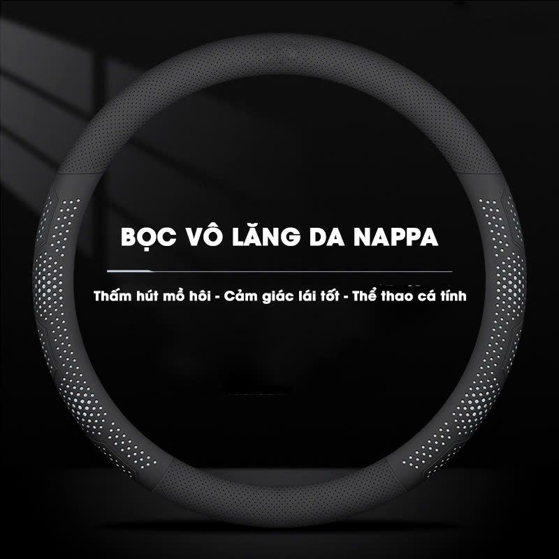 Bọc Vô Lăng Da NAPPA 3D Cao Cấp