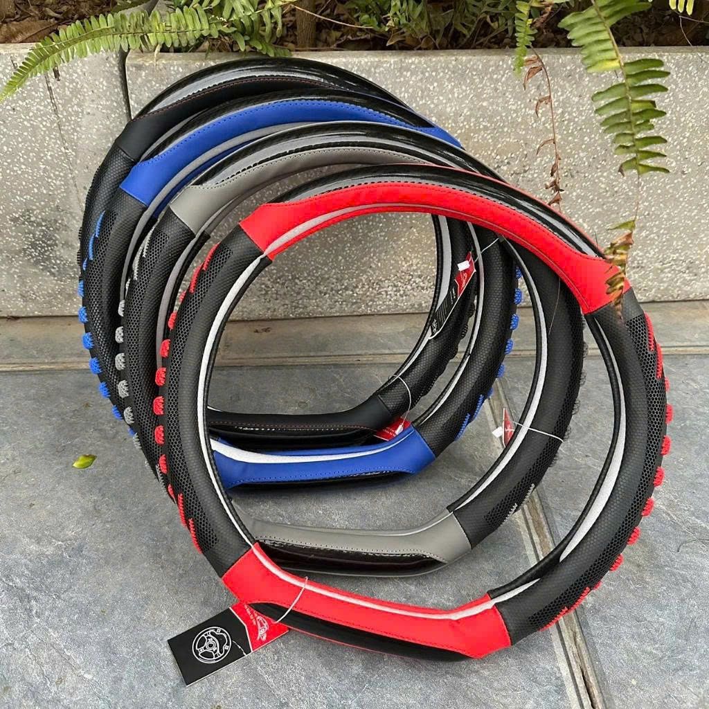 BỌC VÔ LĂNG THỂ THAO SILICON CAO CẤP GÂN NỔI 3D DÁNG D-CUT CHO VINFAST