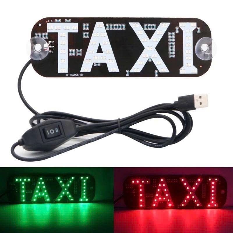 Đèn Led TAXI Gắn Kính Lái Ô Tô