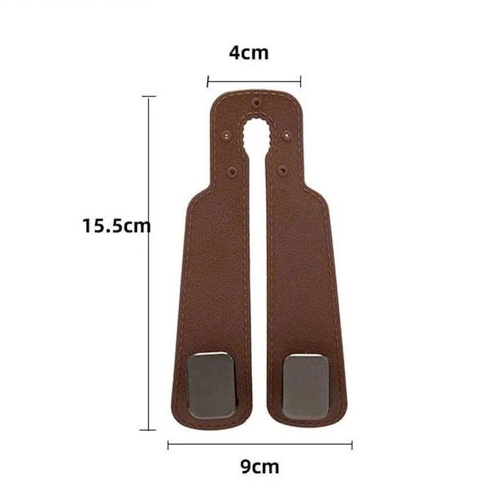 MÓC TREO ĐỒ DA GHẾ SAU Ô TÔ CAO CẤP