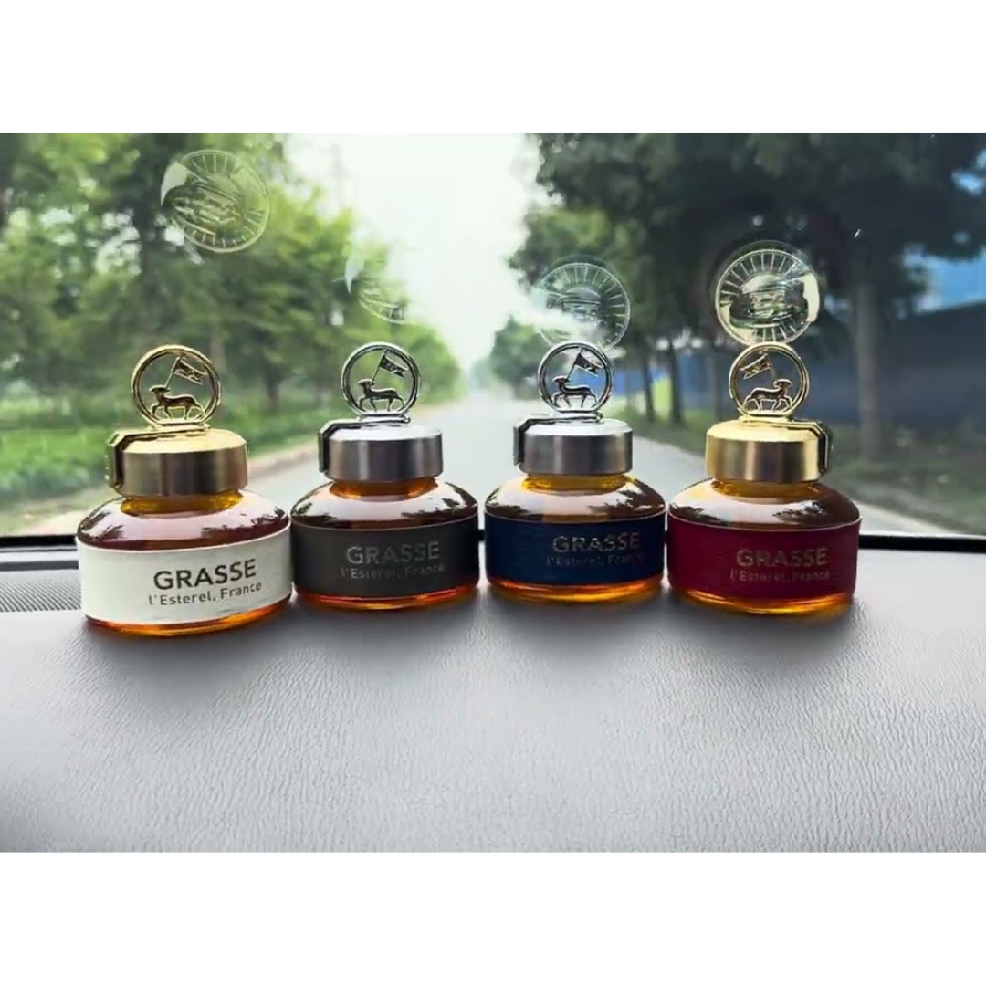 Nước Hoa Ô Tô GRASSE Chiết Xuất Tinh Dầu Thiên Nhiên Cao Cấp Chính Hãng