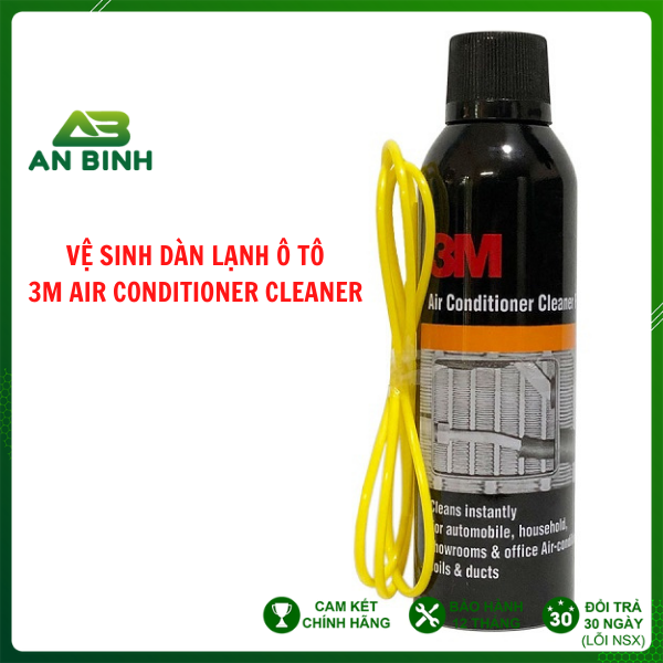 Vệ Sinh Dàn Lạnh, Vệ Sinh Điều Hoà Ô Tô, Dung Dịch Vệ Sinh 3M Air Conditioner Cleaner Foam Dạng Bọt, Hàng Chính Hãng