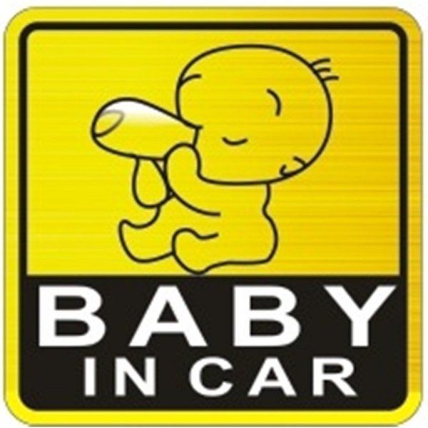 Tem Dán Ô Tô Baby In Car, Dán Đuôi Xe Ô Tô, Decal Dán Trang Trí Xe Ô Tô Nhiều Hình Ngộ Nghĩnh