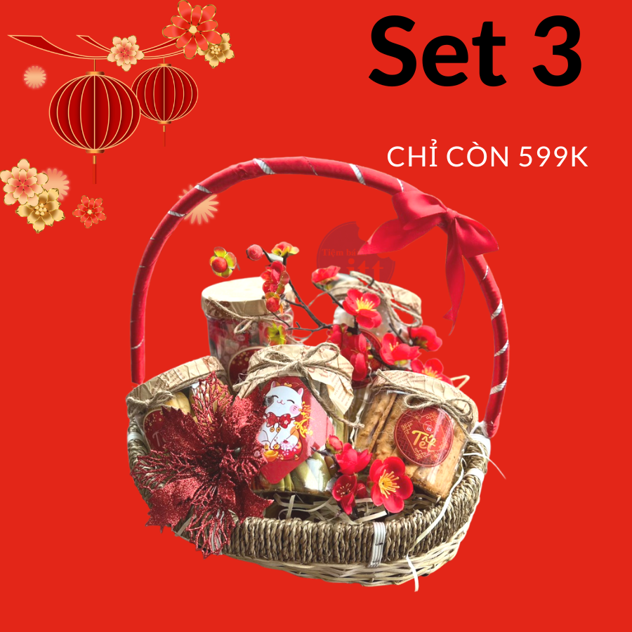 Giỏ quà đón tết - set3