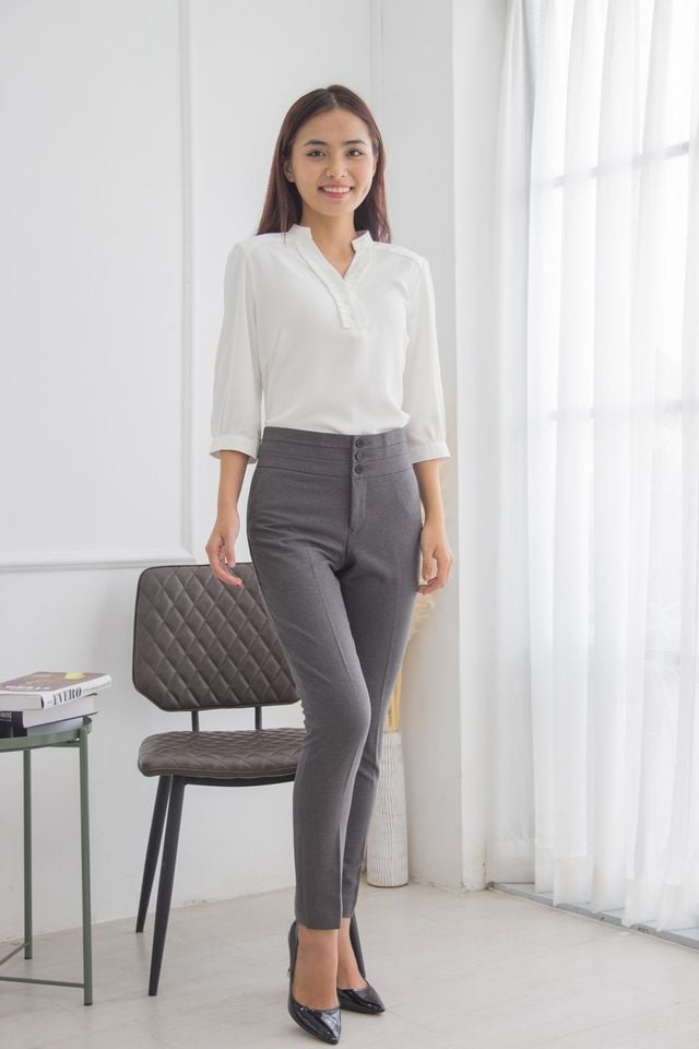 Quần Basic Lưng Cao