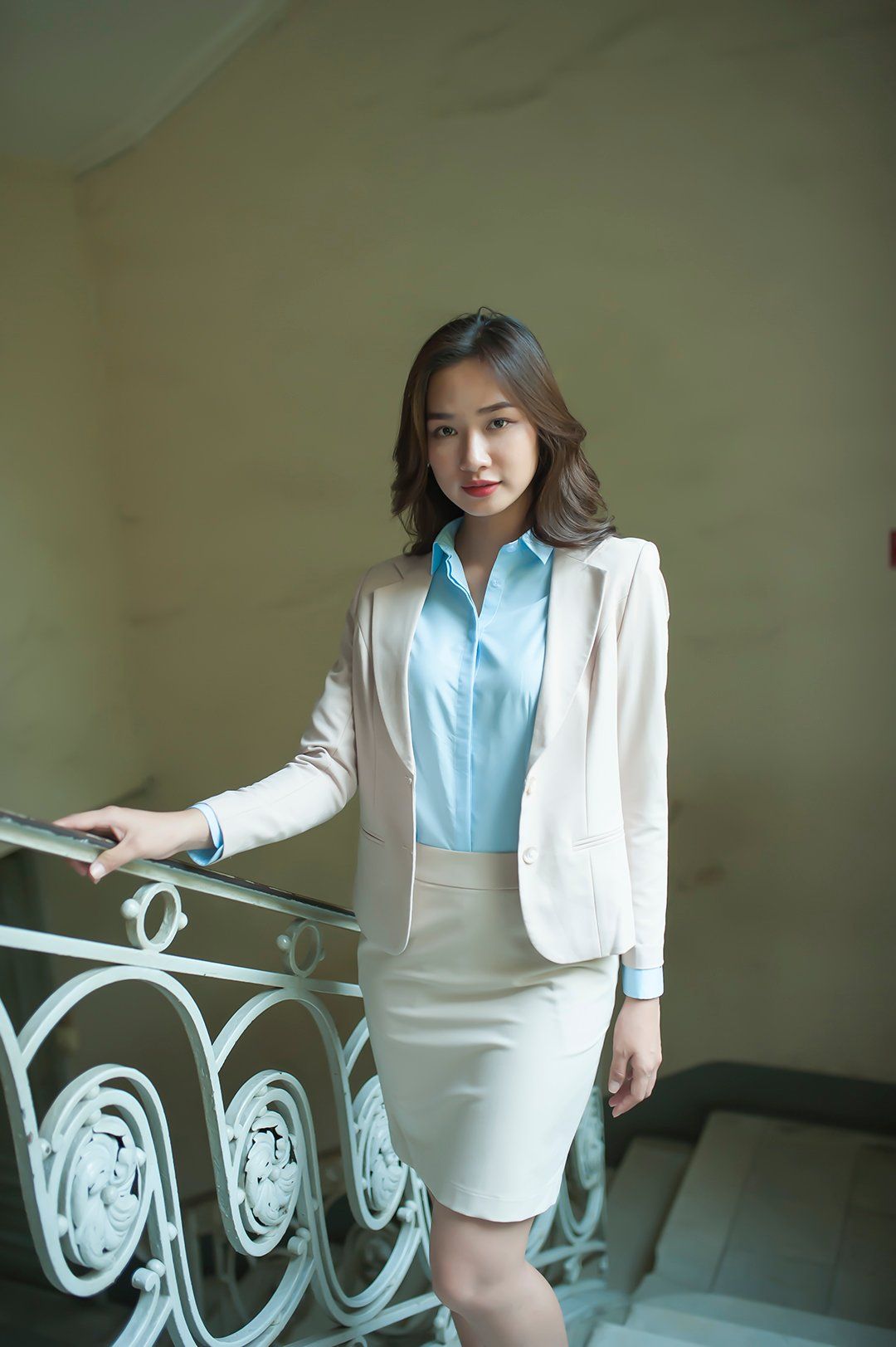 Vest Body Cao Cấp Kem