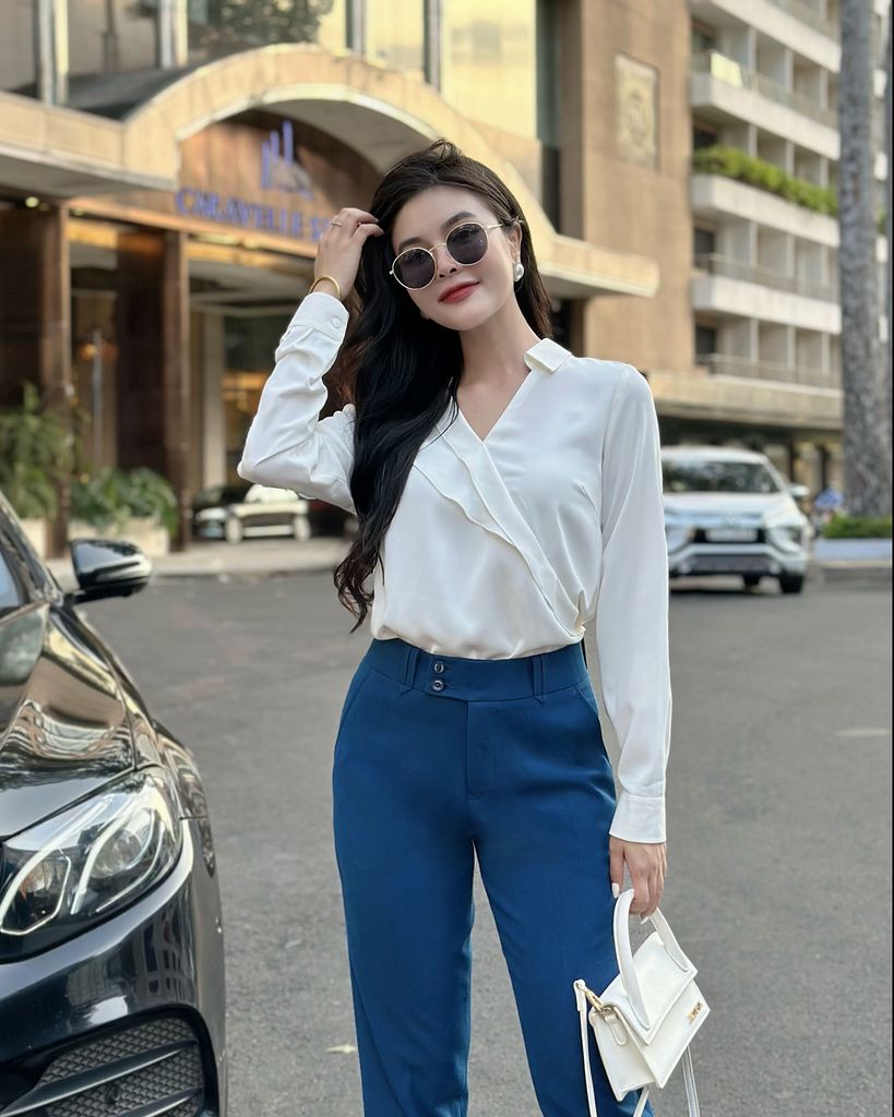 QUẦN COTTON TUYẾT LEV XANH BÍCH