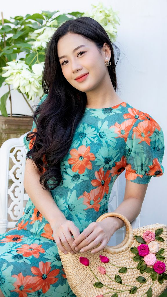 ĐẦM VOAN HOA DAISY