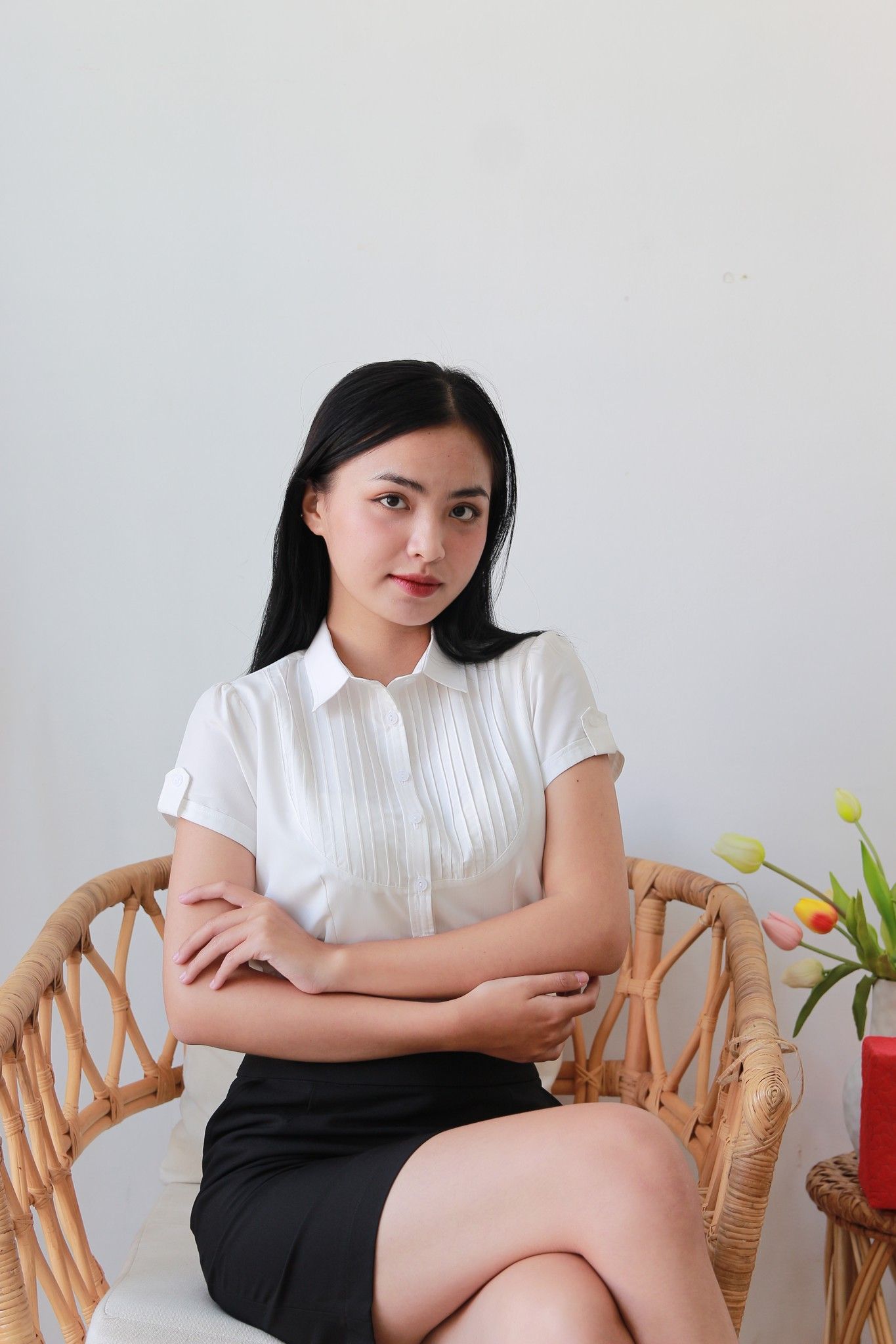 Áo TN Sơ Mi Kate Gân