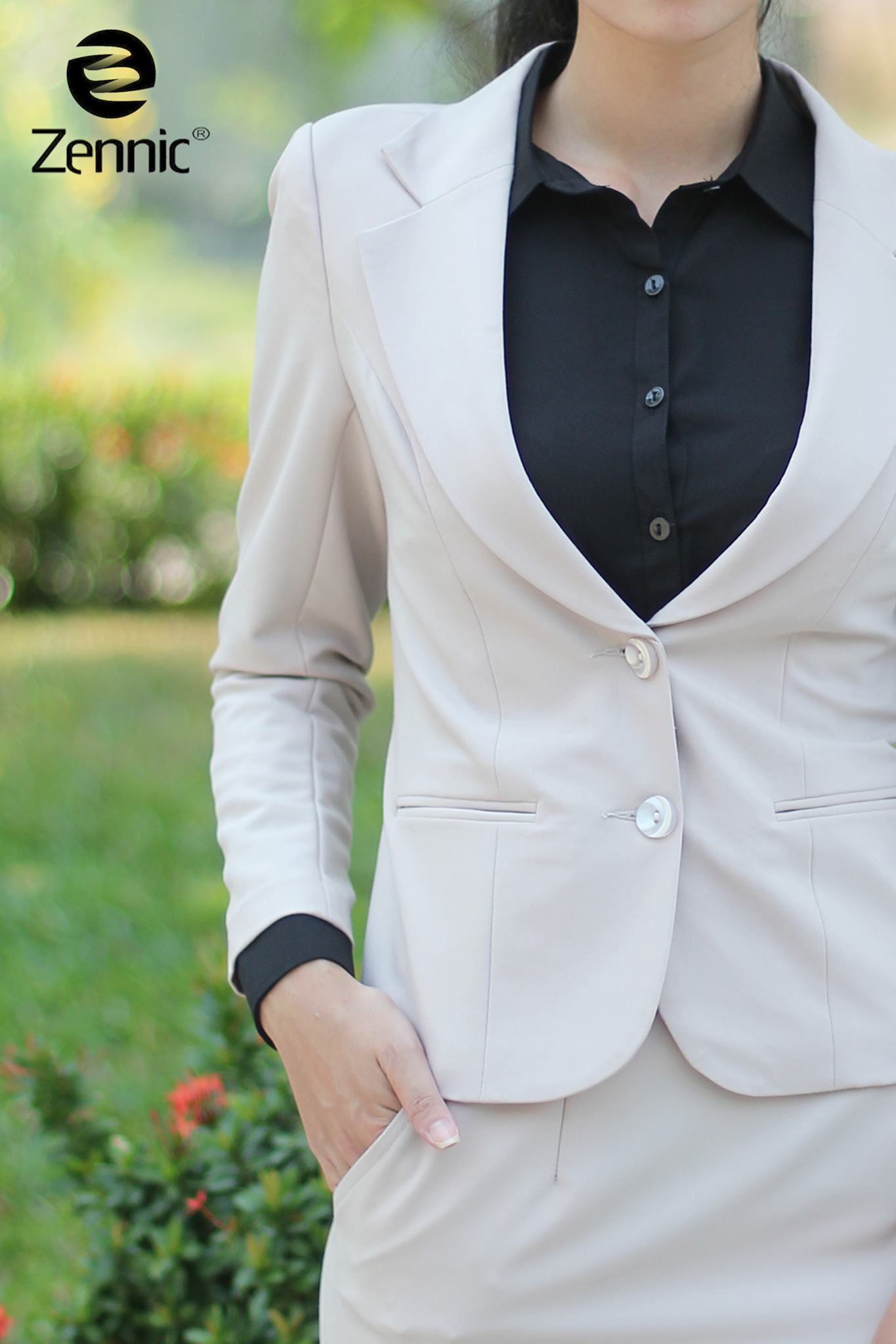 Vest Body Cao Cấp Kem