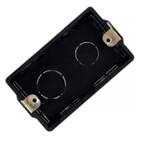 118*72mm Wall Mounted Junction Box for Dimmer Switch Light Switch Black Installation Box for US standard