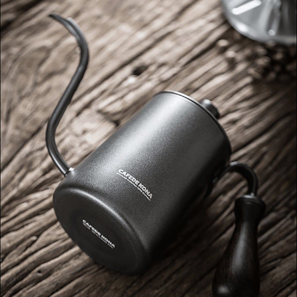 Ấm rót cà phê DRIP cổ ngỗng Cafede Kona 600ml
