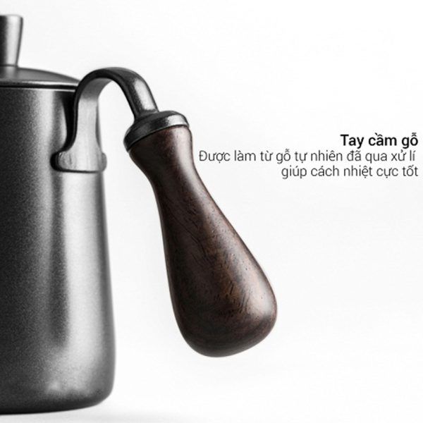 Ấm rót cà phê DRIP cổ ngỗng Cafede Kona 600ml