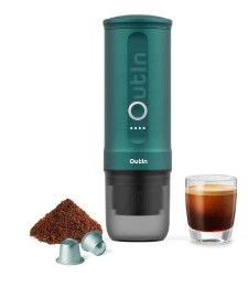 Máy pha Cà Phê Outin Nano Portable Espresso Machine-teal
