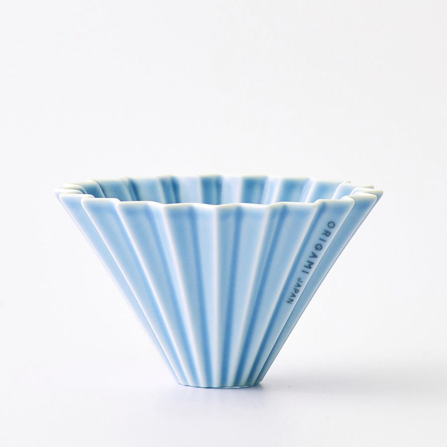 Phễu Sứ Origami Dripper Matte Color - Matte Blue
