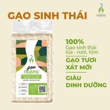 Gạo sinh thái ST25 xát trắng túi 700gr