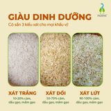 Gạo Ngỗng Sinh Thái Xát Dối ST25 Bao 3kg