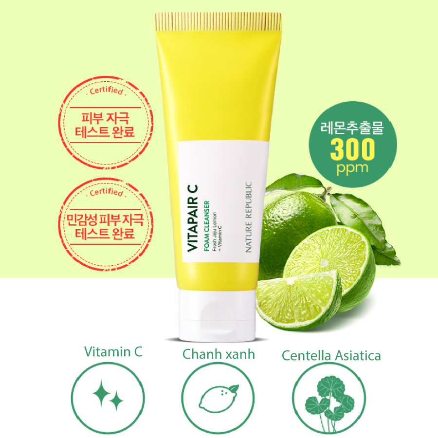 Sữa rửa mặt VITAPAIR C FOAM CLEANSER