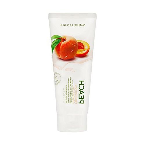 Sữa rửa mặt FRESH HERB PEACH CLEANSING FOAM