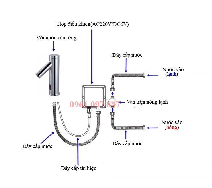 Vòi nước cảm ứng VN03