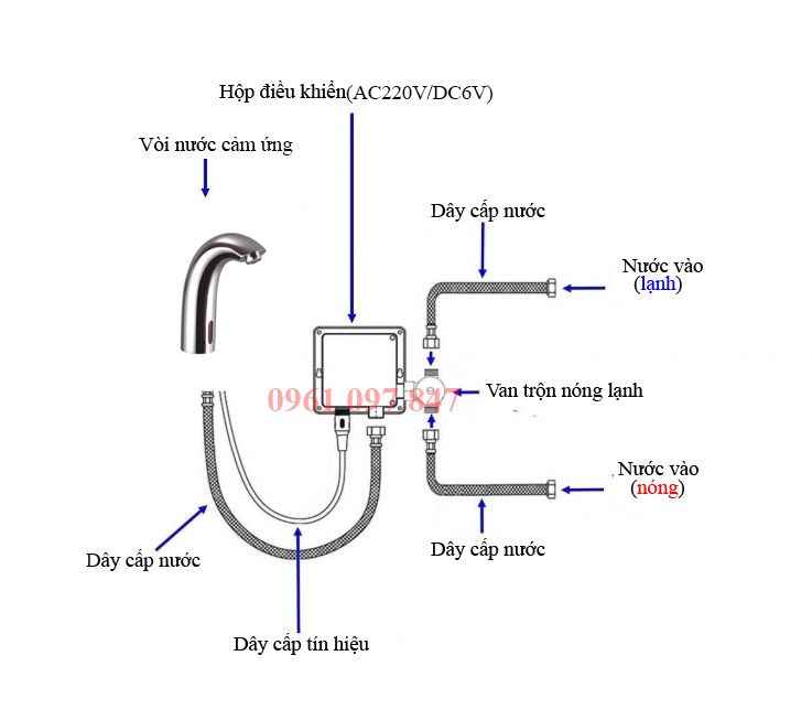 Vòi nước cảm ứng VN04