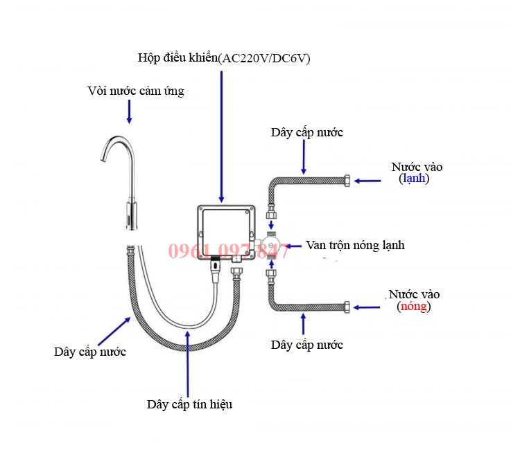 Vòi nước cảm ứng VN05