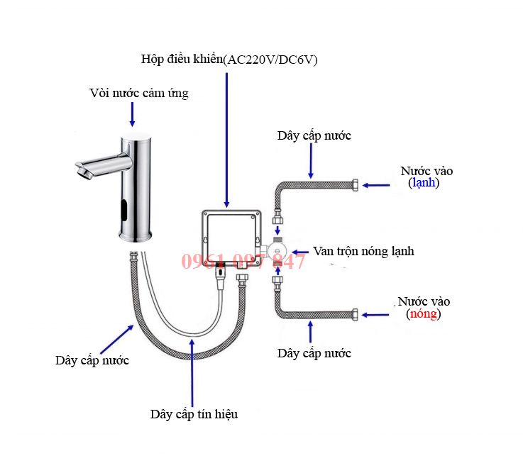 Vòi nước cảm ứng VN06