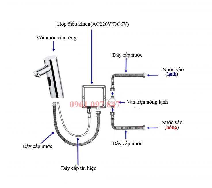 Vòi nước cảm ứng VN09