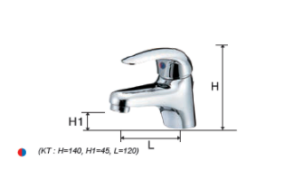 VÒI LAVABO NÓNG LẠNH B260CU