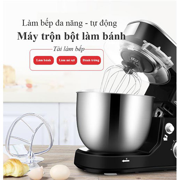 Máy trộn bột, nhồi bột, đánh trứng tự động Shinechef làm bánh, bột mì, trộn thực phẩm, làm kem nhà bếp