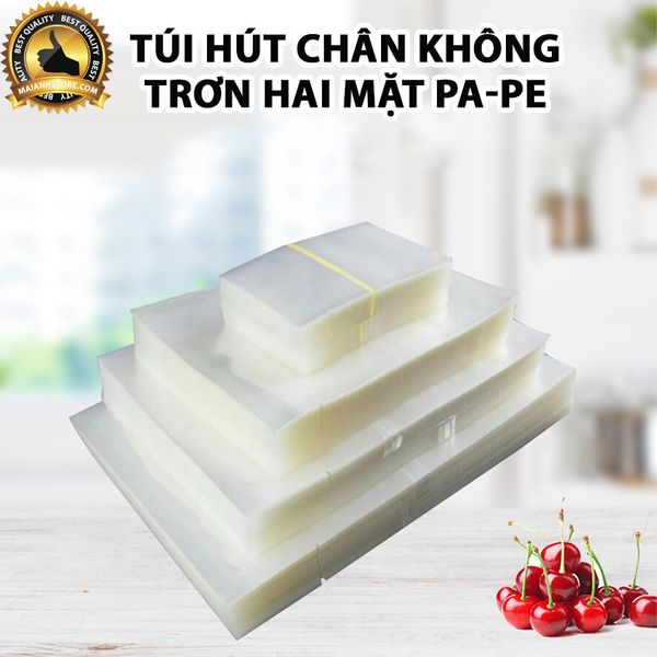 Bộ 1kg Túi Hút Chân Không Trơn Hai Mặt PA-PE