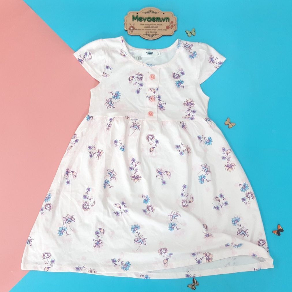 Đầm Cánh Tiên BG Old Navy Hồng Nhạt Hoa