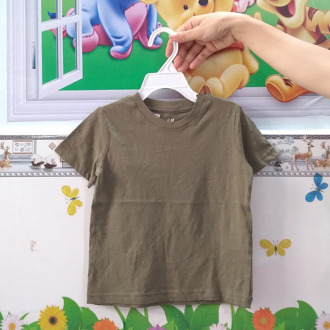 Áo Cộc Tay HM Màu Trơn Basic