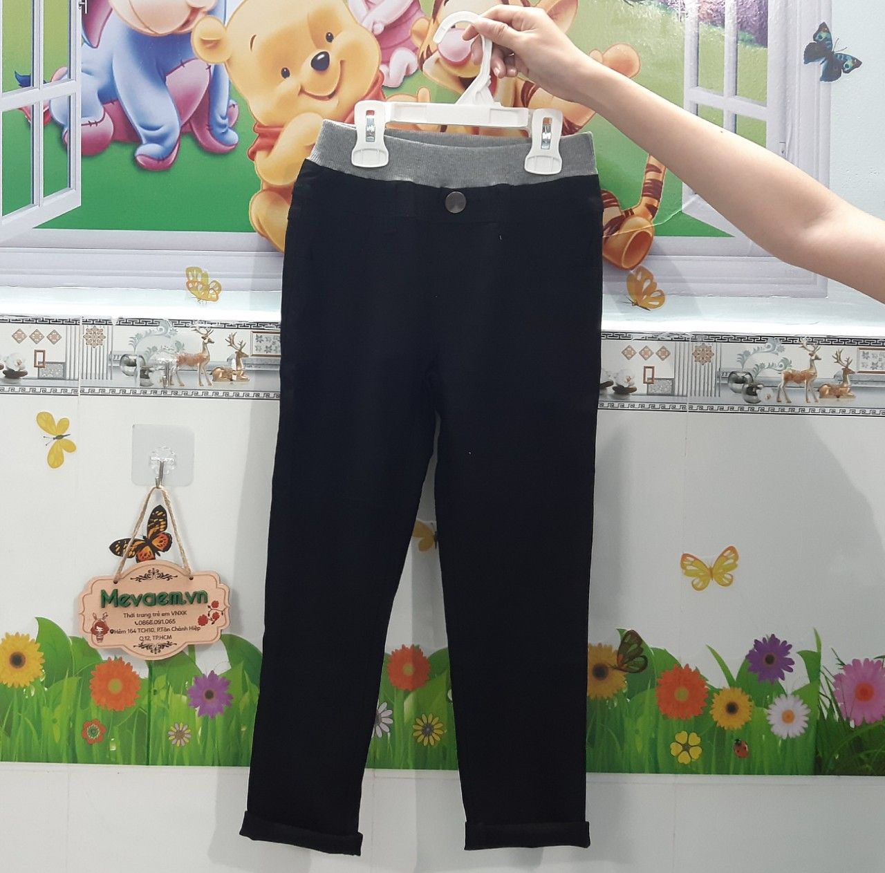 Quần Kaki Xuất Nhật Đen