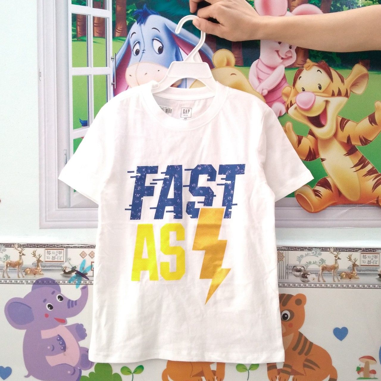 Áo Cộc Tay BT Gap Trắng