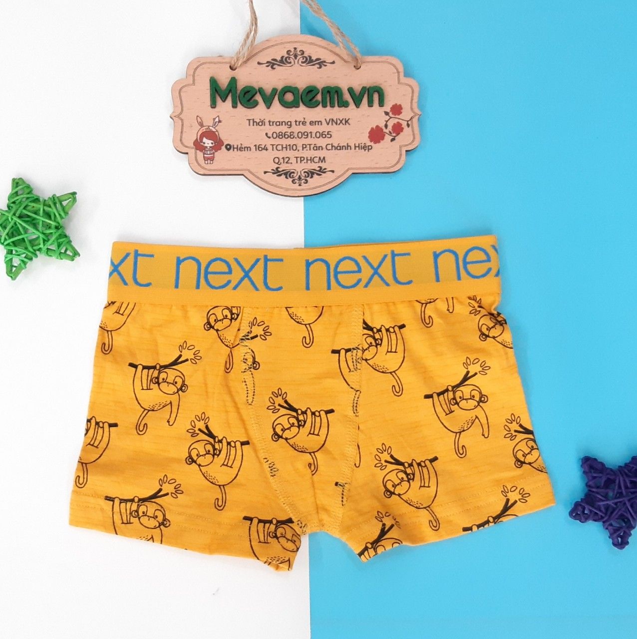 Quần Chip Đùi Bé Trai Next Size 2-3T