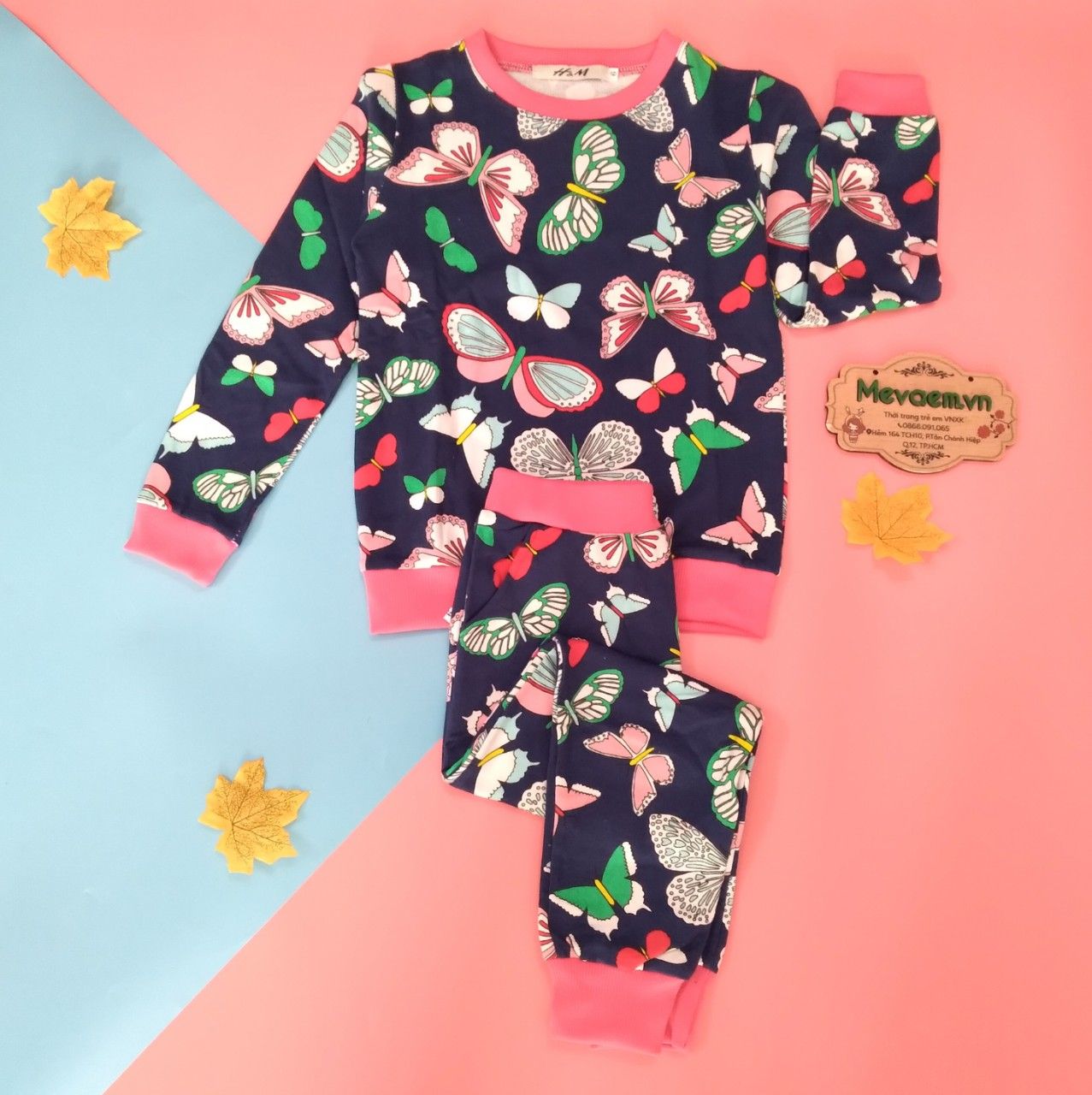 Bộ Dài BG H&M Xanh Đen