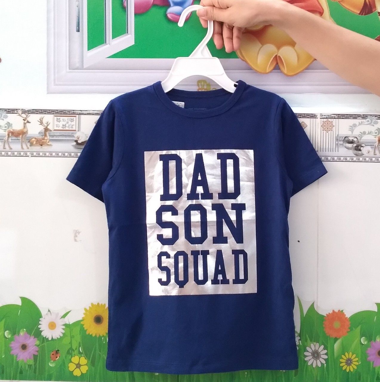 Áo Cộc Tay BT Place Xanh DADY SON SOUAD