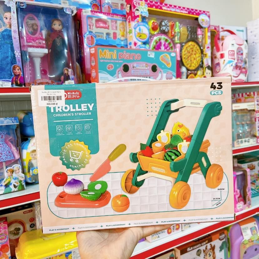 Xe đẩy cắt hoa quả 40pcs