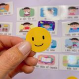  Sticker bảng khen thưởng bé gái 