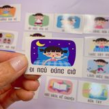  Sticker bảng khen thưởng bé gái 