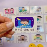  Sticker bảng khen thưởng bé trai 