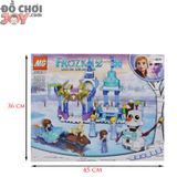  Bộ lắp ráp lego lâu đài công chúa tuyết 400 miếng cho bé gái 