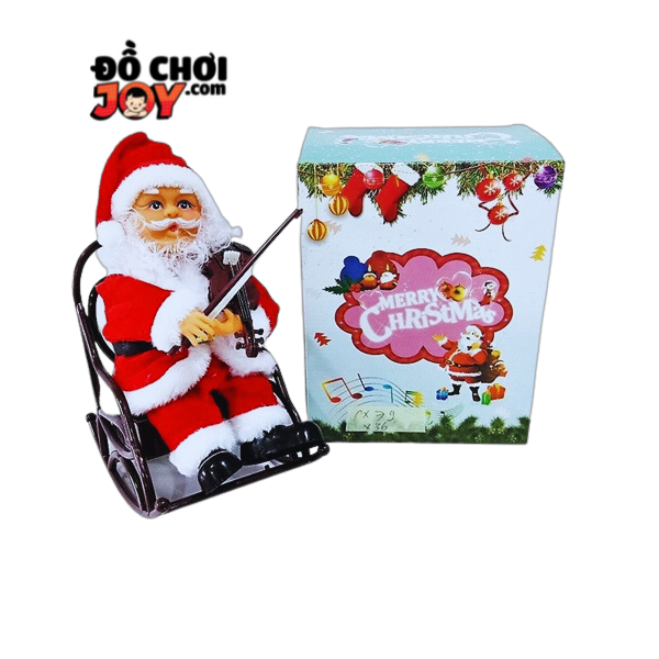 CX-79 HỘP NOEL PIN NGỒI GHẾ BẬP BÊNH CẦM ĐÀN VIOLIN