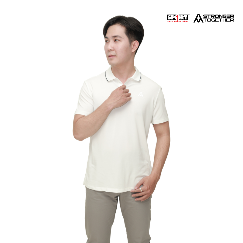  Áo Polo men PLM213 White 