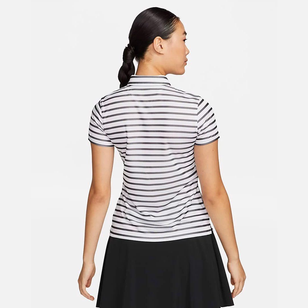 Áo golf nike Dri-FIT Victory Women's Striped Golf Polo nữ DX1504-100